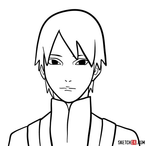 How to draw Sai Yamanaka's face | Naruto drawings easy, Easy drawings