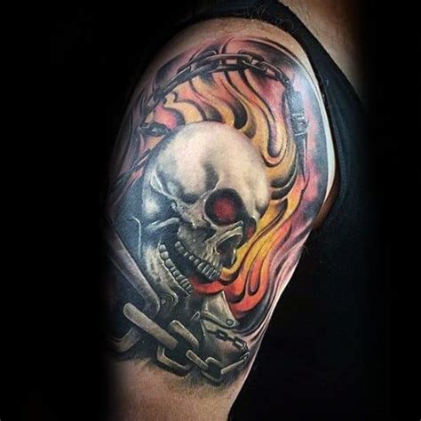50 Amazing Ghost Rider Tattoo Designs For Men [ 2024 Guide]