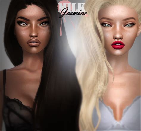 Sims 4 Cc💕 — M I L K Sims Milk Jasmine Skin Light Skin