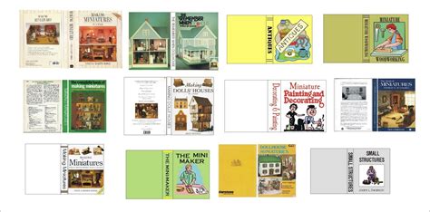 Vintage Book Covers Set 112 Scale Downloadable Printable Etsy Free