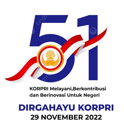 Logo Hut Korpri Ke 51 Tahun 2022 Png Cabane Korpri 2022 Cabane Images