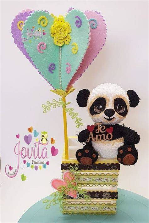 Balão Ursinho Panda Para Decoração De Festa Molde Grátis Ver E Fazer