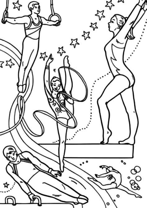 Sports and adventure coloring book. Get This Free Gymnastics Coloring Pages to Print v5qom