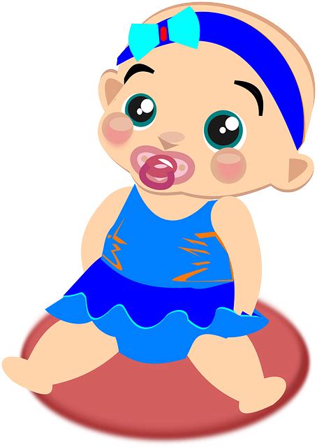 Bayi Gadis Lucu · Gambar vektor gratis di Pixabay