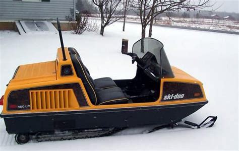 1980 Skidoo Elite Side By Side Vintage Sled Snow Vehicles Snowmobile