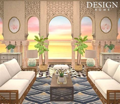 From bedding and cushions to wall art and posters. Mediterranean Coastal Home with bohemian textiles-summer ...