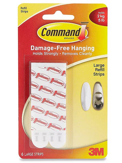 3m 17023p Command™ Refill Strips Large S 19106 Uline