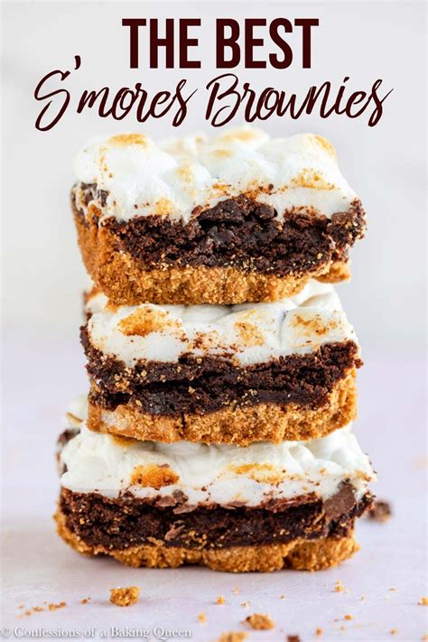 The Best S Mores Brownies Confessions Of A Baking Queen Foodvox Com