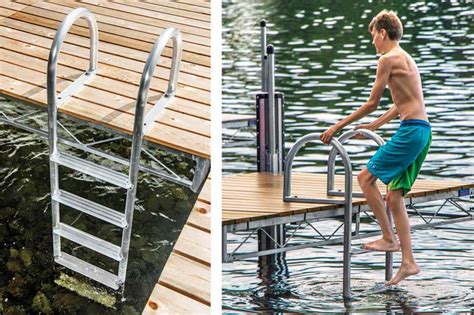 Aluminum Dock Ladders 4 And 5 Foot — The Dock Doctors
