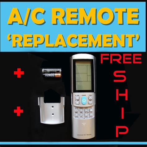 Universal Replacement Remote Control For Air Conditioners 898s