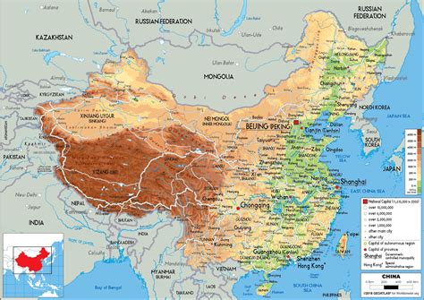 Detailed China Map World Map With Countries
