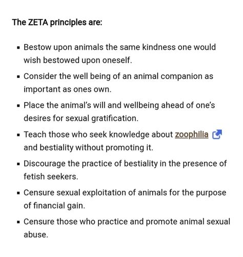 The Zeta Principles Are Bestow Upon Animals The Same Kindness One
