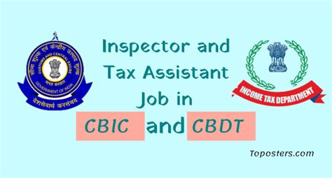 Inspector And Tax Assistant Job Profile In Cbdt And Cbic