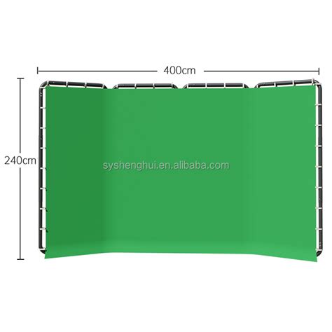 Portable Large Chromakey Green Screen Backdrop With Stand Photography