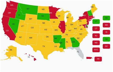 Florida Concealed Carry Gun Laws Ccw And Reciprocity Map Uscca 2023 07 01
