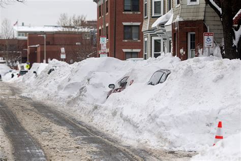 Us Snow Boston Residents Dig Out After Third Major Blizzard With More