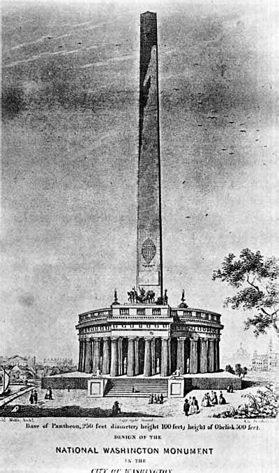 Proposed Washington Monument By Robert Mills Ca 1836 Rarchitecture