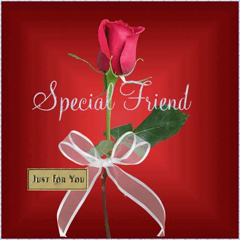 Special Friend Just For You Flowers Rose Bouquet Red Rose For You