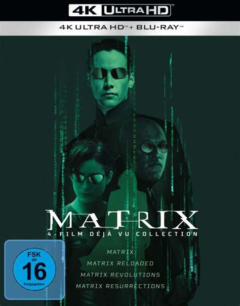 The Matrix 4 Film Déjà Vu Collection Ultra Hd Blu Ray And Blu Ray 4