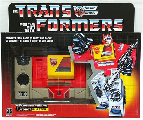 Transformers Toys Vintage G1 Autobot Blaster Collectible Action Figure By Brand Transformers 