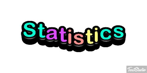 Statistics Word Animated  Logo Designs