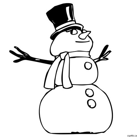 Cartoon Snowman Drawing At Getdrawings Free Download