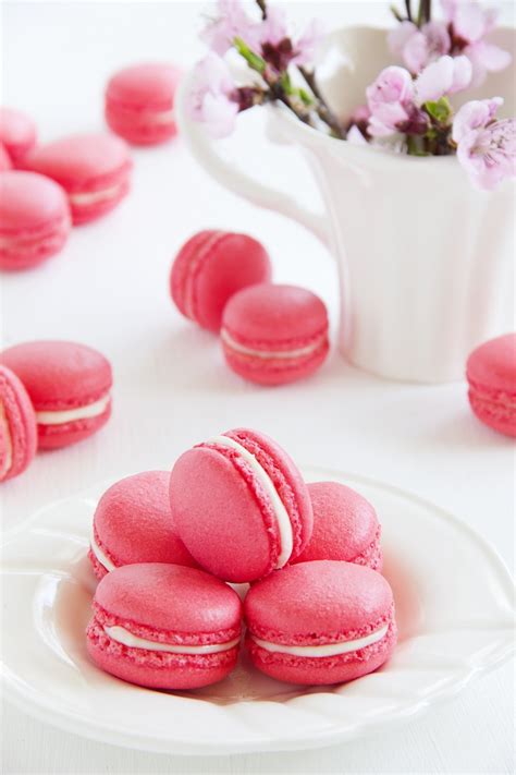Recette macarons saveur rose