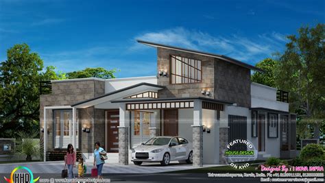 Contemporary Modern Single Floor House Kerala Home Design And Floor