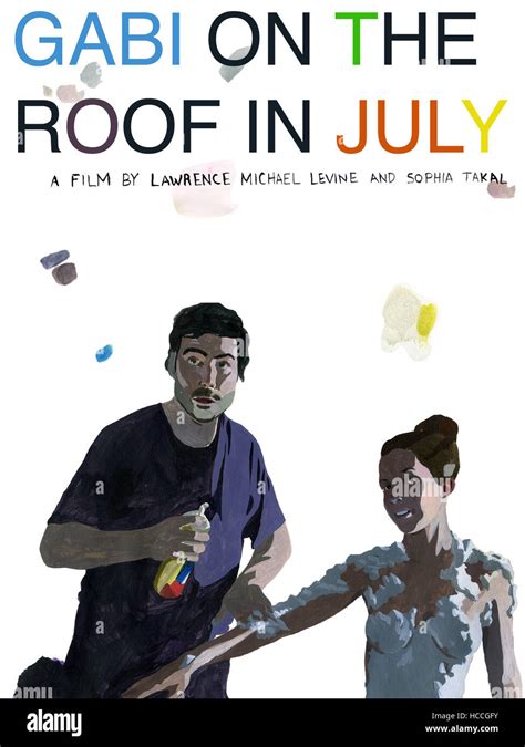 Gabi On The Roof In July From Left On Us Poster Art Lawrence Michael