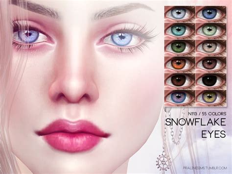 Pralinesims Snowflake Eyes N113