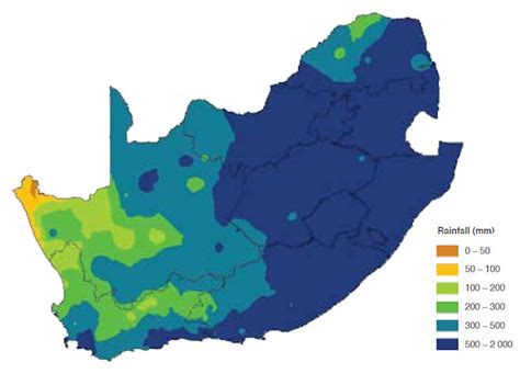 The wettest regions are the eastern provinces mpumalanga, orange free state, gauteng and kwazulu natal with an average annual rainfall of up. South Africa - Maps