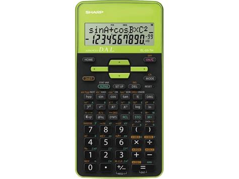 Calculadora Científica SHARP EL TH Preto e Verde dígitos Worten pt
