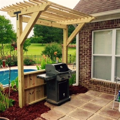 Ryobi Nation Grill Shade Structure Outdoor Pergola Backyard Shade