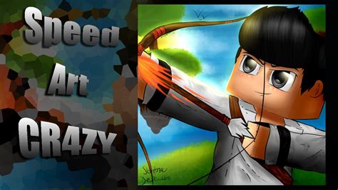 Minecraft Speed Art Cr4zy Requisitos 0ff Youtube