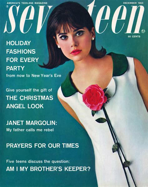seventeen cover december 1964 colleen corby seventeen magazine corby
