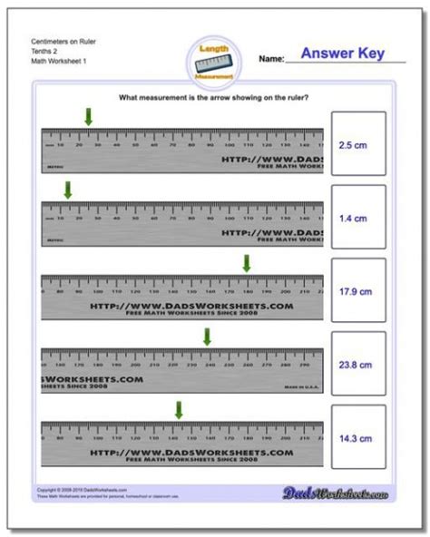 On one side, you will find the metric system for a standard ruler measurement is usually about a foot long, or in metric terms, about 30 centimeters. Centimeter Ruler Worksheet