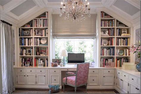 28 Dreamy Home Offices With Libraries For Creative Inspiration