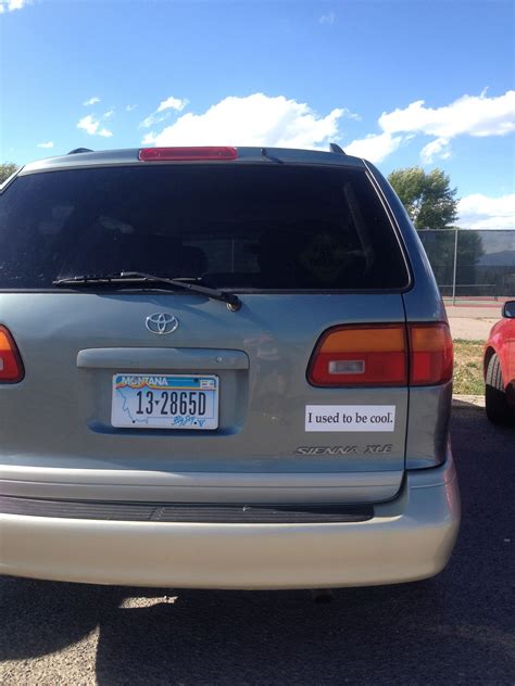 Check spelling or type a new query. The only bumper sticker you should put on a mini-van. : funny