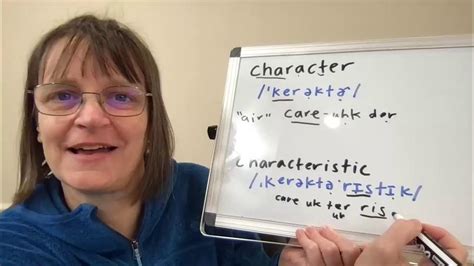 How To Pronounce Character And Characteristic Youtube