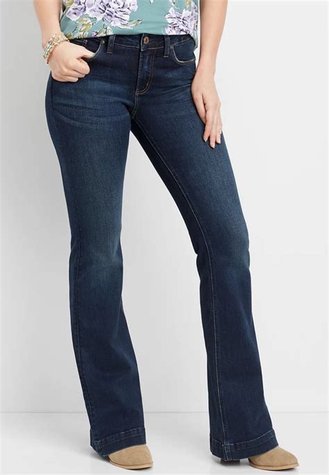 Silver Jeans Co® High Rise Dark Wash Flare Jean Maurices