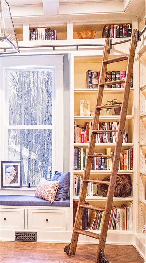 Rolling Ladder For Bookshelves Bookshelves