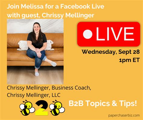 B2b Topics And Tips Interview Chrissy Mellinger Paper Chaser
