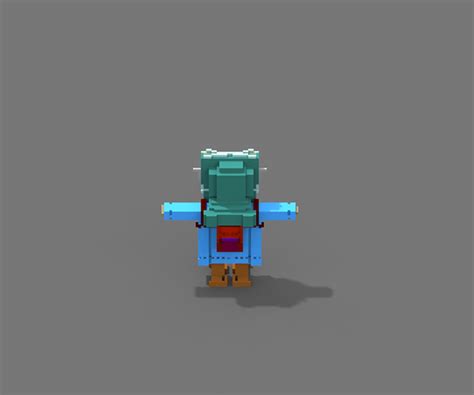 Magicavoxel Character On Behance