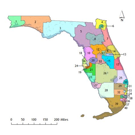 Florida Congressional District Map Verjaardag Vrouw 2020
