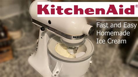 KitchenAid Ice Cream Maker Attachment Set Up How To And Review YouTube