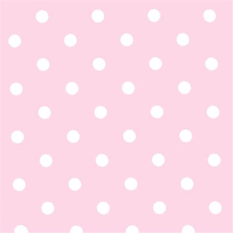 Polka Dot Fabric Pink White 18mm The Fabric Baron