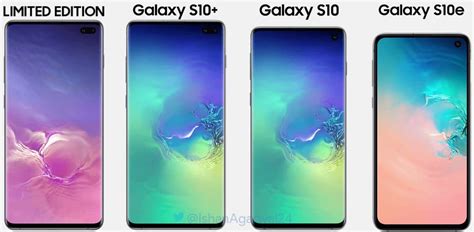 All Samsung Galaxy S10 Models Politely Line Up For Size Comparison