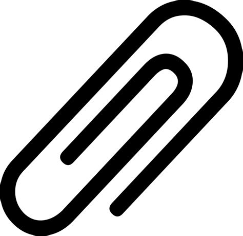 Paper Clip Svg Png Icon Free Download 428523 Onlinewebfontscom