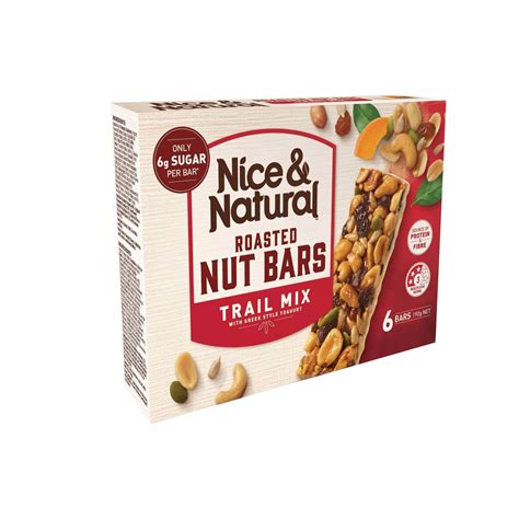 Niceandnatural Roasted Nut Bar Trail Mix 192g X 6 Protein Bar 蛋白棒 健康零食 Energy Bar Snack