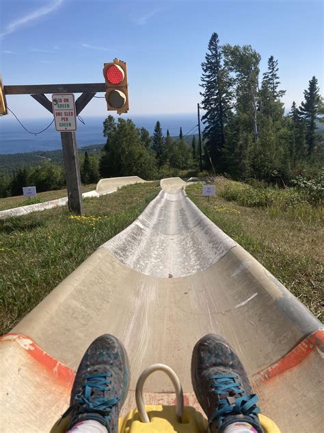Alpine Slide At Lutsen Mountains Ski Resort Duluth Minnesota Rpics
